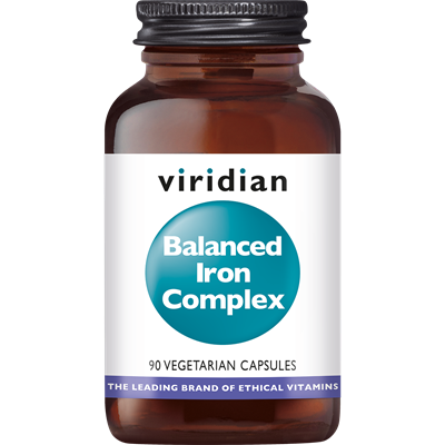 VIRIDIAN Balanced Iron Complex, 90 kapslí